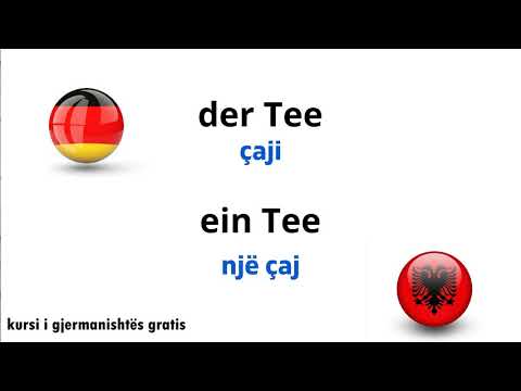 Fjale dhe Shprehje Gjermanisht Shqip - Mëso Gjermanisht Falas