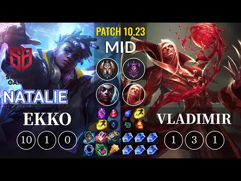 SB Natalie Ekko vs Vladimir Mid - KR Patch 10.23