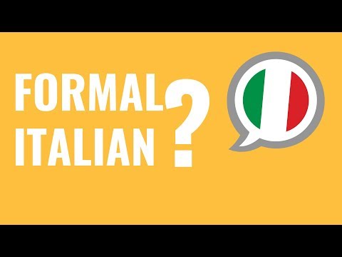 Ask an Italian Teacher - When Do You Use Formal Italian?