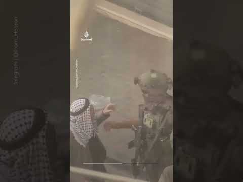 Israeli soldiers beat elderly Palestinian in Hebron | AJ Shorts