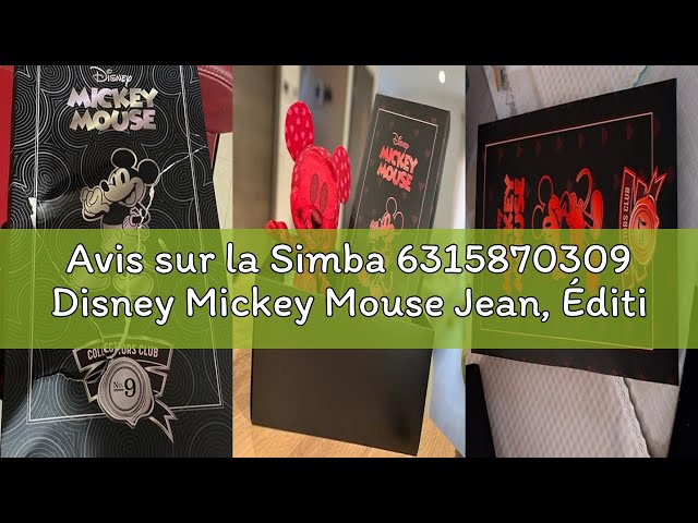 Vídeo relacionado con Simba 6315870124 - 100 Años Disney Mickey & Minnie Mouse, Peluches 33 cm, Edición Coleccionista Limitada, Caja de Regalo, Certificado y Número de Serie, para Adultos y Niños, Exclusivo en Amazon