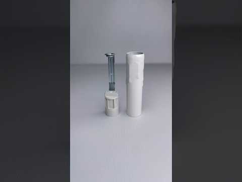 Металлический патрон Оплывшая свеча Е14 белый 100 мм