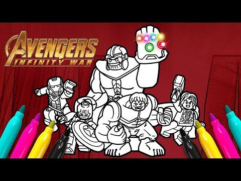 AVENGERS THANOS Coloring page | LEGO Superheroes series