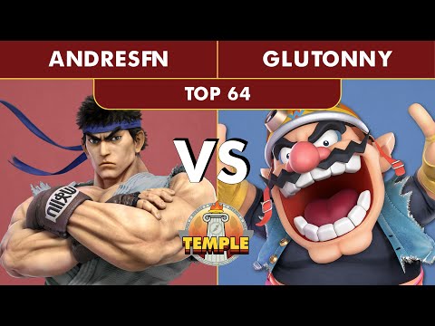 Temple: Hermès Edition TOP 64 - Glutonny (Wario) Vs. AndresFN (Ryu, Ken) SSBU Ultimate Tournament