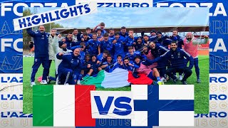 Highlights: Italia-Finlandia 2-2 | Campionato Europeo UEFA Under 17 | Elite Round