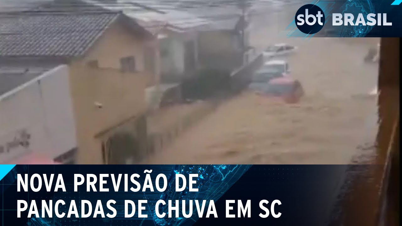 Chuvas em Santa Catarina deixam mais de 300 pessoas desabrigadas | SBT Brasil (18/01/25)