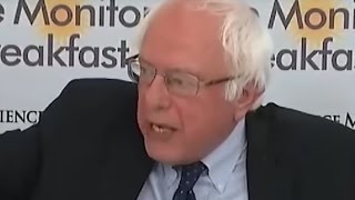 Bernie Sanders Yells At Reporter