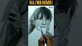 How To Pensil Sketch Najwa Nimri | Spanish Actor And Singer | The Sketch Pad...