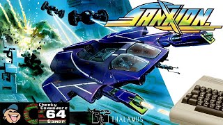 SANXION – Commodore 64 (1986) | Thalamus' High-Speed Shooter with Split-Screen Innovation
