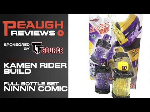 Video Review: Kamen Rider Build NINNIN COMIC Full Bottle Set