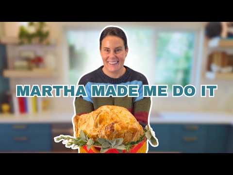 martha stewart made me wrap an entire TURKEY IN PUFF PASTRY β¦ and i regret it π€¦π»ββοΈ