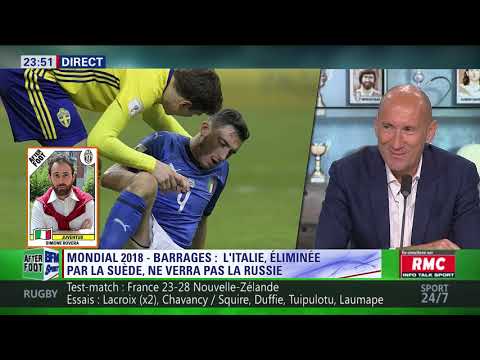 After Foot du mardi 14/11 – Partie 4/4 - Retour sur l'élimination de l'Italie au Mondial 2018