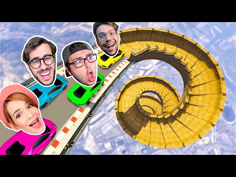 COMPLETO LA MEGA RAMPA CURVA IMPOSSIBILE AL 99.999% DI GTA 5!