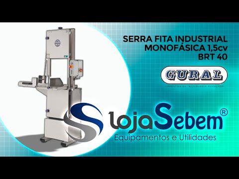 Serra Fita Industrial Gural BRT 40 Monofásica 1,5cv
