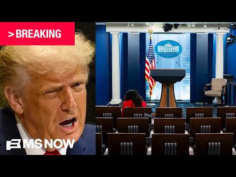 BREAKING: White House press pool SUSPENDS TV coverage of Trump amid ban