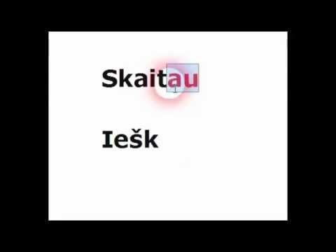 Lithuanian Lesson 8 - Verbs: Conjugation 3