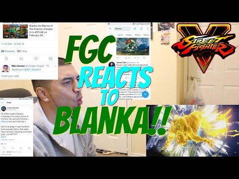 Blanka Reveal: The FGC and Pros Reactions: SFV
