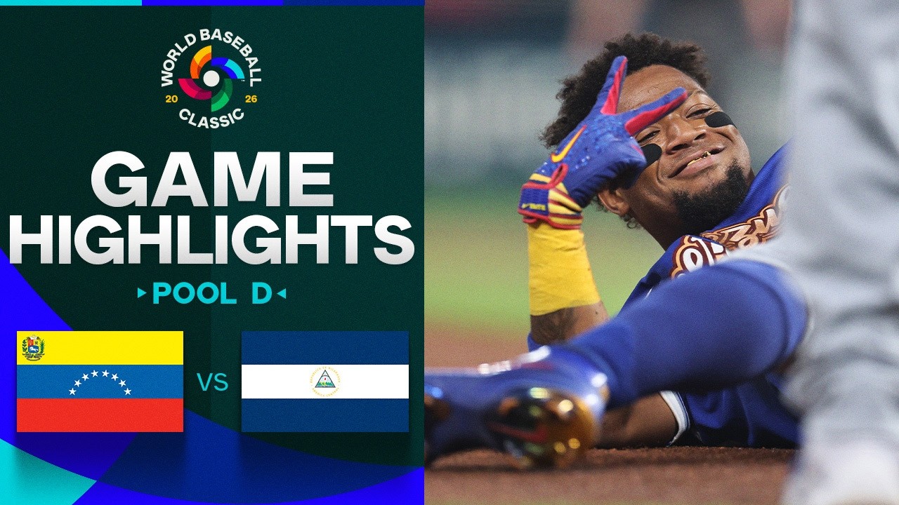 Venezuela vs. Nicaragua 2026 World Baseball Classic | Game Highlights