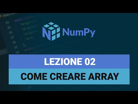 How to Create Array - NumPy Tutorial English 02