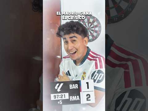 El Barça pierde el Clásico🗣️ #shortsviral #fcbarcelona #realmadrid #laliga #futbol #parati