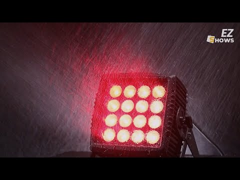 EZ Shows PL1615 IP | 16x15W RGBW PAR Light, CREE LED, 20° Beam Angle, 7 Strobe Effects