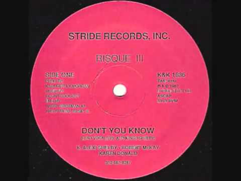 K' Alexi Shelby - Risque III   Don't You Know