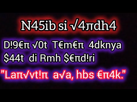M€tag2  4dha, Aq D!t!pv Lu4r Dlm || Kisah Nyata
