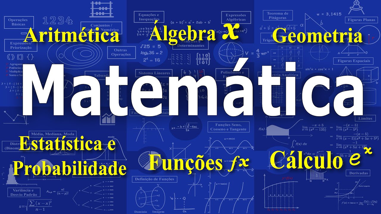 TODA A MATEMÁTICA Explicada em 25 minutos.