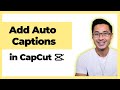 How to Add Auto Captions on CapCut PC