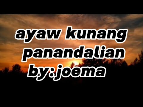 umayos ka by:joema  #ayaw kunang panandalian  gusto ka pang matagalan