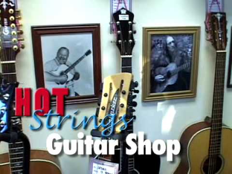 Tour of Hot Strings Guitar Shop