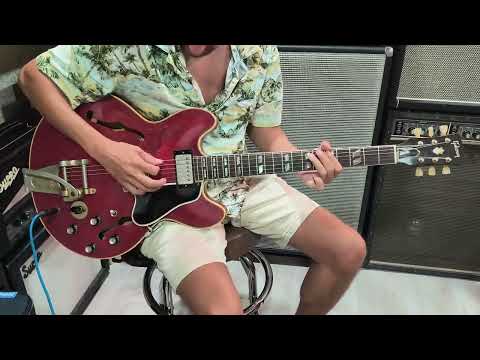 Gibson Es-345 Stereo 1966 Cherry Red (42mm nut) image 26