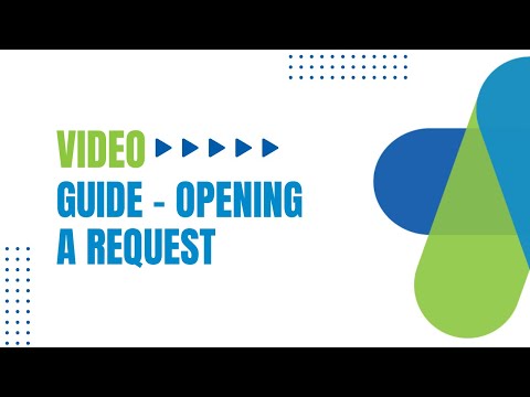 GUIDE – Opening a request