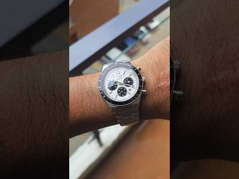 Timex Q Chronograph Retro soul, Modern tick #timexwatches #timex #qtimex #pandadial