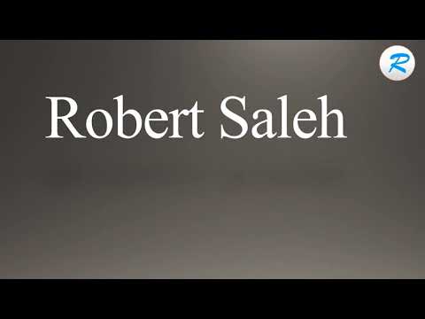 How to pronounce Robert Saleh
