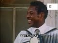 Clifton Chenier and Friends Playing on Porch, Zydeco Music, Black Americana, 1970s Louisiana