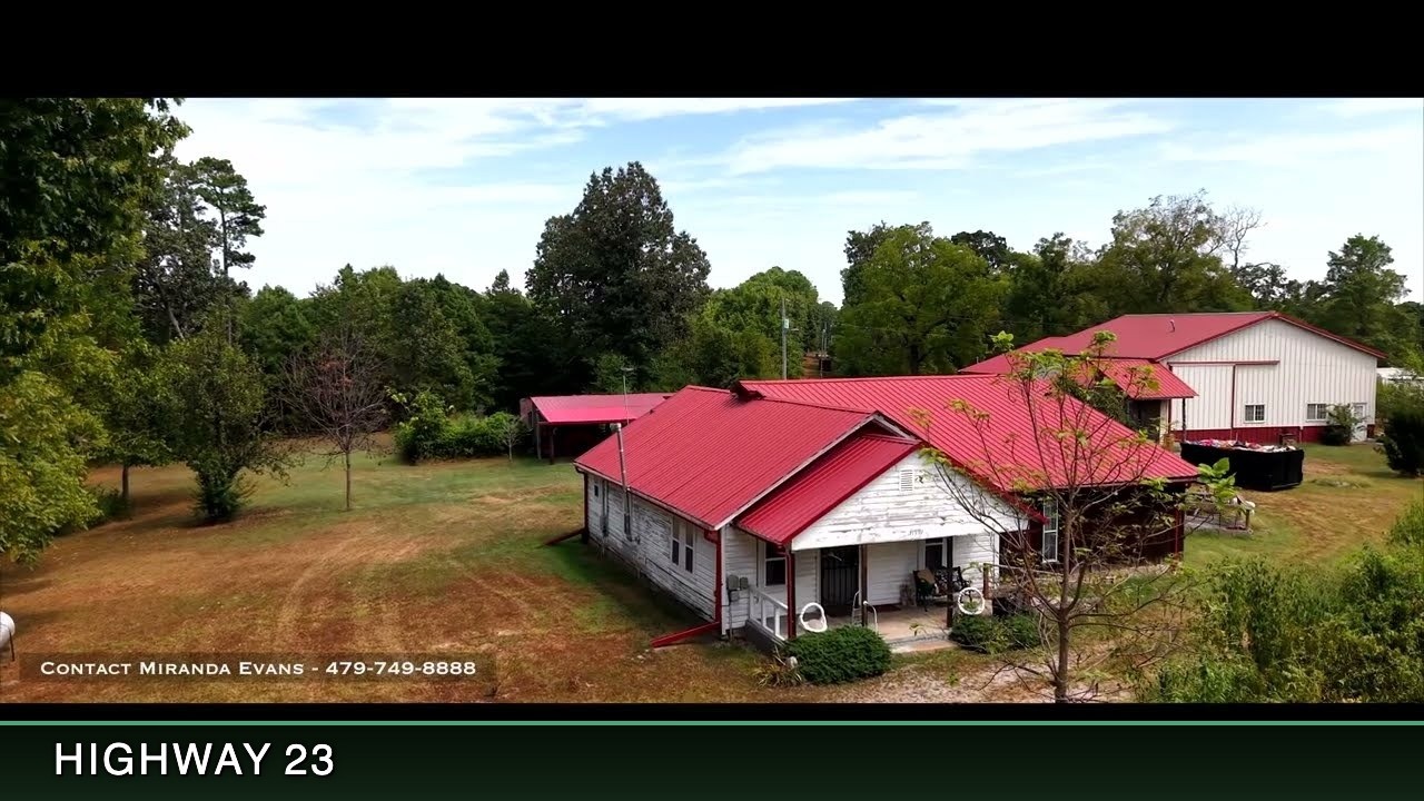 37992 Highway 23 Huntsville AR aerial drone video