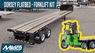 Dorsey Flatbed with Moffett/Princeton Forklift Kit | Trailer Highlights