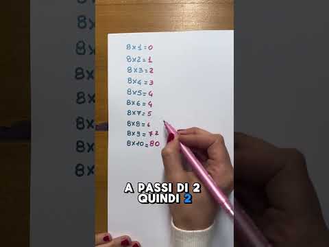 8 times table with a very nice trick #mathwithlidia #math #steam #timestables