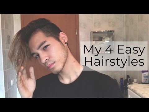 My 4 Easy Hairstyles | Disconnected Undercut Men