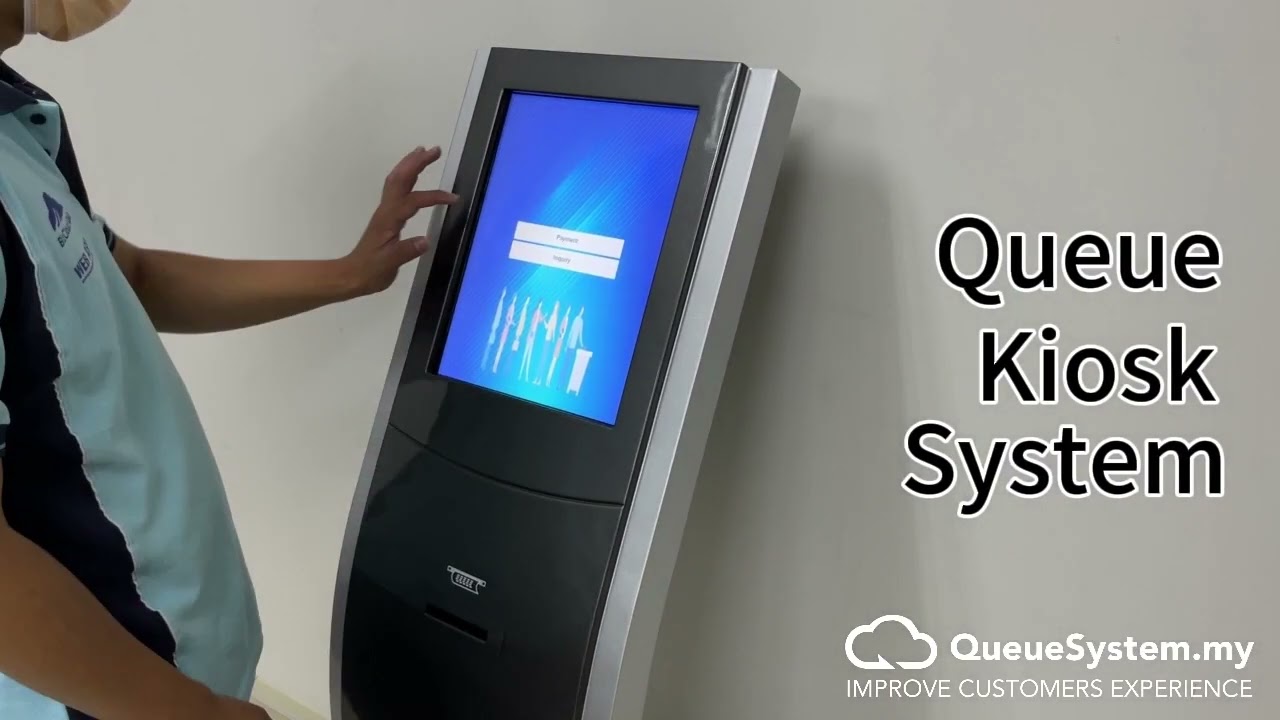 Queue kiosk system video thumbnail