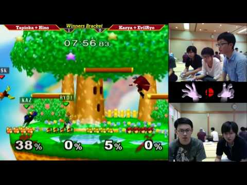 MasterHand 27 Doubles WQF - Tapioka + Hino(Red) vs. Kazya + EvilRyo(Green)