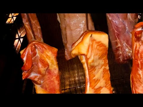 How to cure and smoke bacon at home. How to smoke bacon in a smoker/smokehouse.