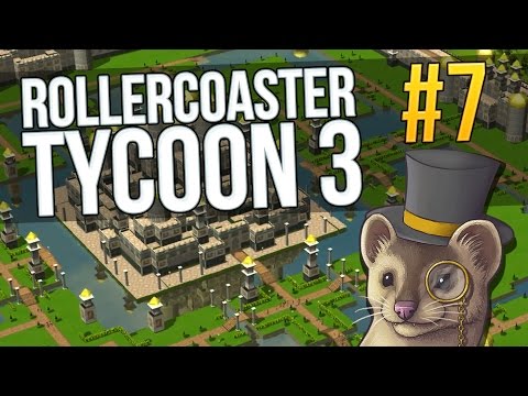 Part 7 - GO WITH THE FLOW Rollercoaster Tycoon 3 Gameplay - YouTube