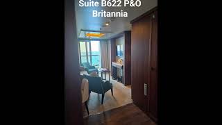Suite B622 P&O Britannia Cruise Ship. Deck 14 Aft.