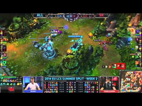 ALL vs SK - 2014 EU LCS Summer Split W2D2 [Highlights]