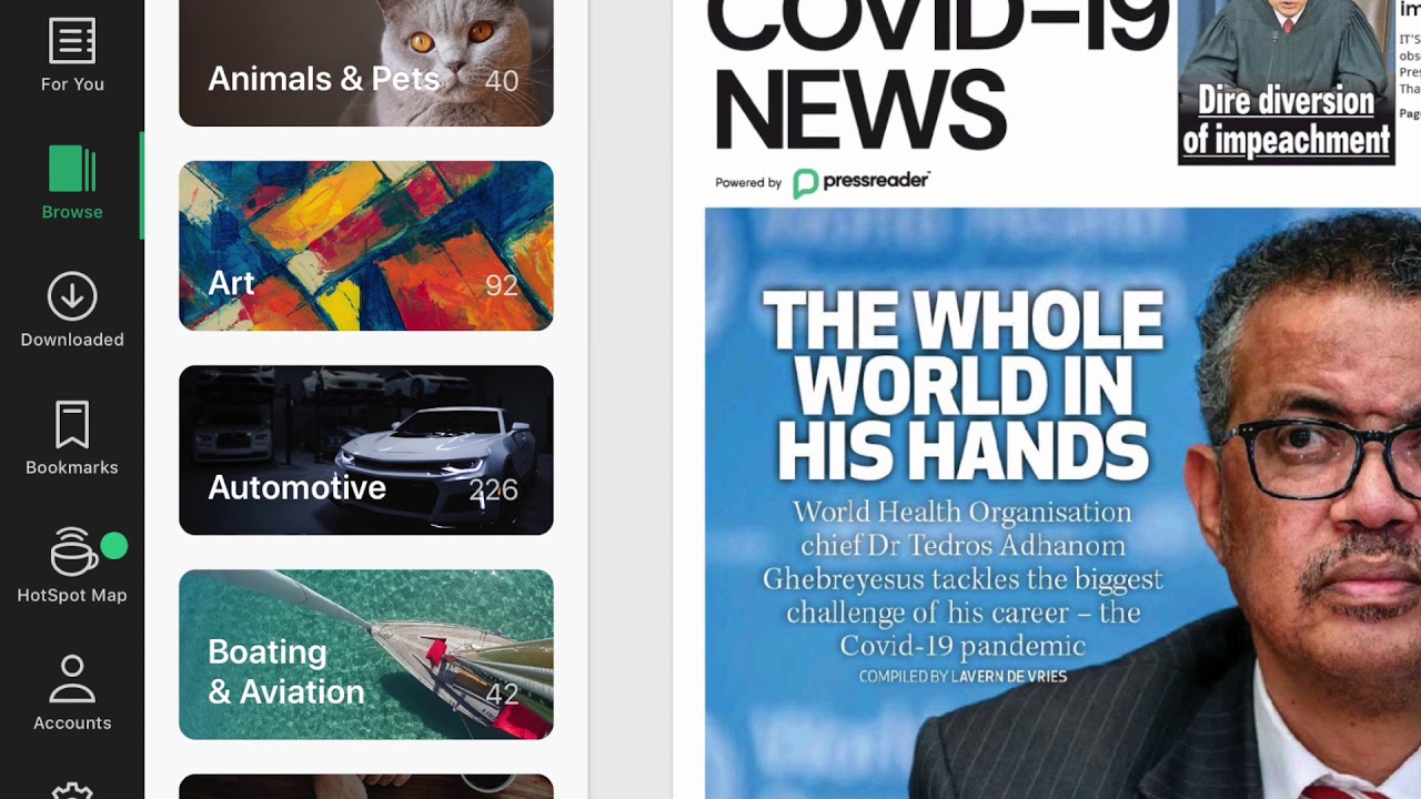 South Lanarkshire Libraries PressReader