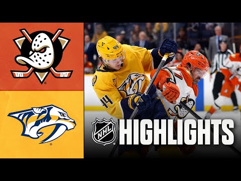 NHL Highlights | Ducks vs. Predators | October 21, 2025