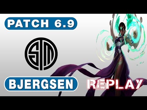 TSM Bjergsen - Karma vs Zed - MID - Season 6 - Patch 6.9 - KR SoloQ - Replay