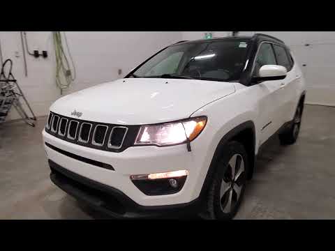 2019 Jeep Compass North 4x4 in White for sale at Indian Head Chrysler Dodge Jeep Ram Ltd. in Indian Head, SK